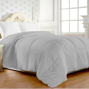 Elegant Comfort 1200 Thread Count Down Alternative Comforter, Full/Queen